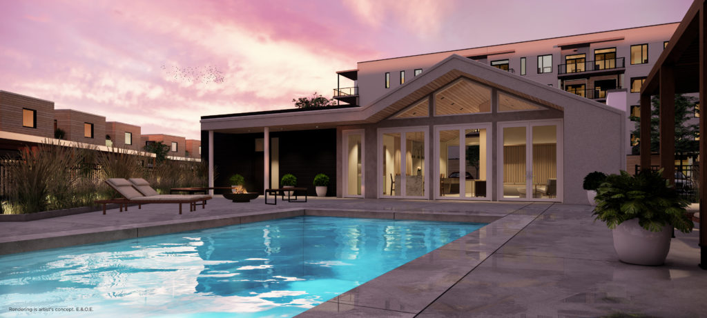Rendering of the Club House at Fenelon Lakes Club in Fenelon Falls