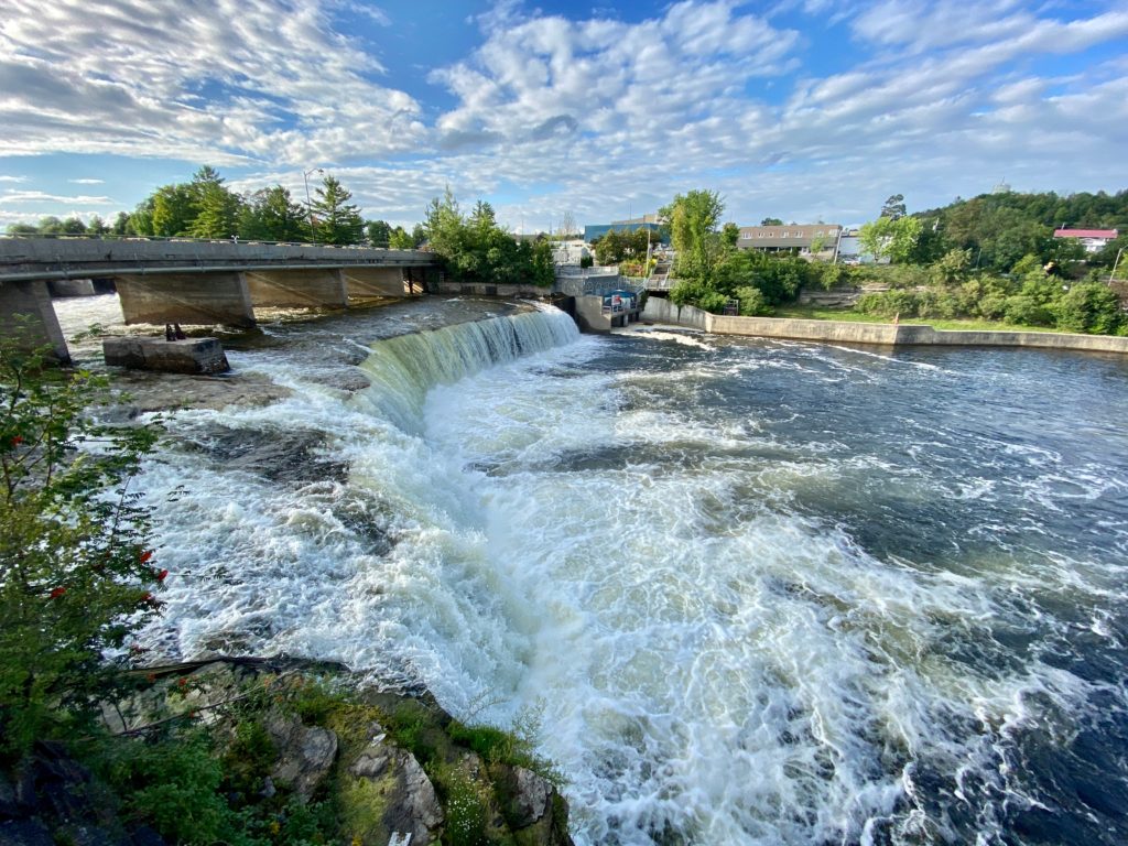 The Falls in Fenelon Falls, a natural wonder enjoyed by many throughout the Kawarthas.