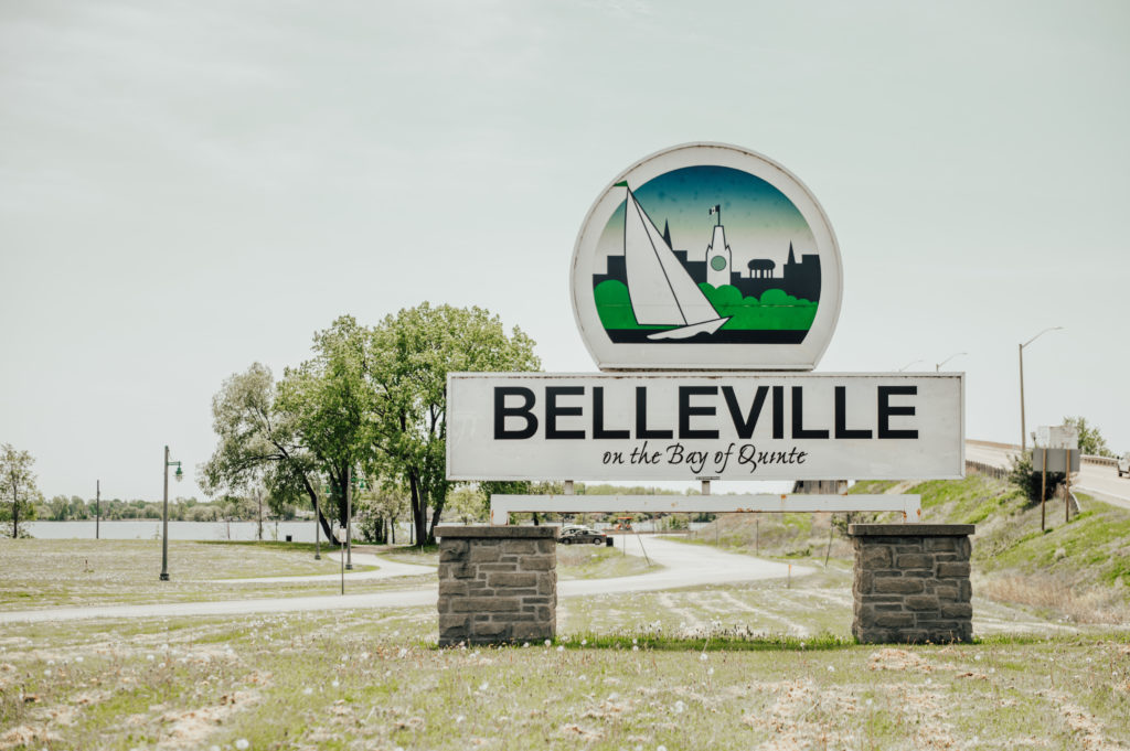 the belleville welcome sign with boat. Belleville is the location of the latest MDM Developments condo community, Porta. Located on the Bay of Quinte less than a half hour from Prince Edward County, Belleville is an excellent place to set up your new home base.
